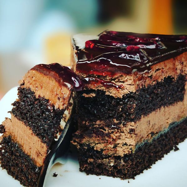Belgian Chocolate Tart at JNB in Hetauda, Makwanpur District, Bagmati Province, Nepal. Homemade dessert cake - Best Coffee Shop and Cafe Near Me in Hetauda. Order Specialty Coffee, Homemade Cakes, Pastries and Savory Food at J&B Coffee Hetauda.